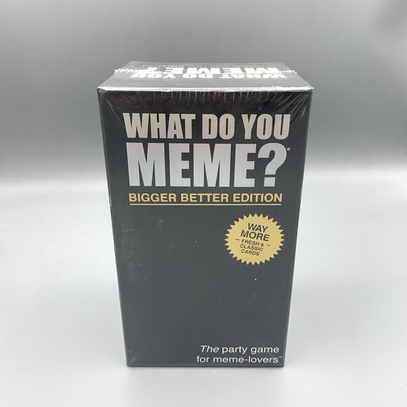 NEW SEALED What Do You Meme? Bigger Better Edition: Fresh & Classic Cards - Picture 1 of 6